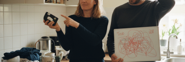 Het huishouden managen met een partner met ADHD.